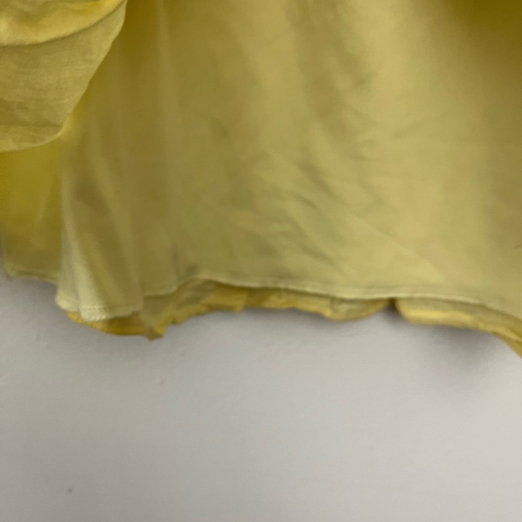 Vintage yellow peasant cottagecore skirt - Picture 4 of 7